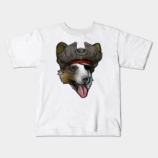 Cardigan Welsh Corgi Pirate Kids T-Shirt